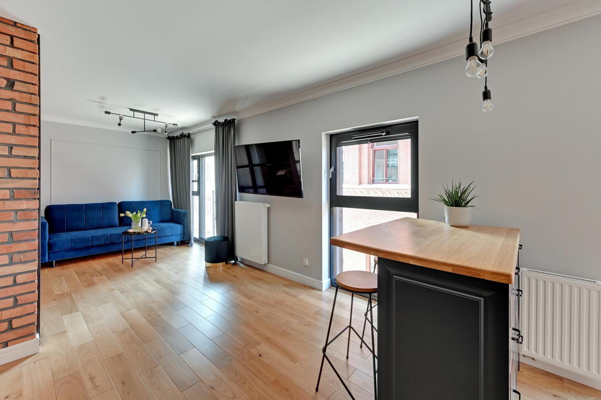 グダニスクBlue Mandarin Old Townアパートメント 部屋 写真