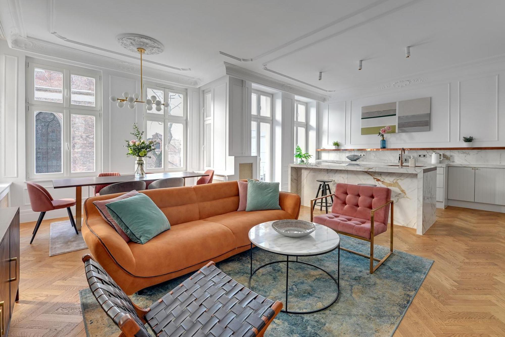 グダニスクBlue Mandarin Old Townアパートメント 部屋 写真