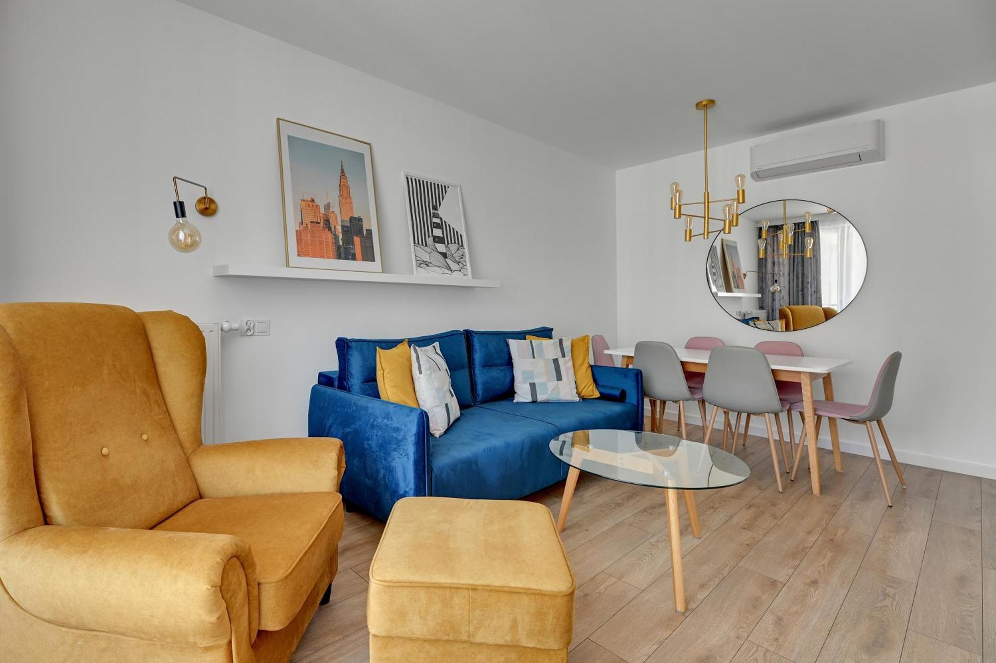 グダニスクBlue Mandarin Old Townアパートメント 部屋 写真